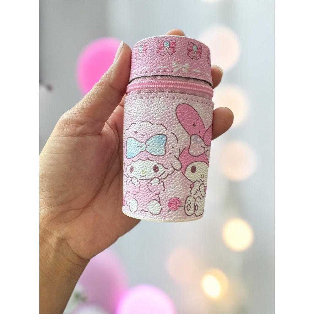 Sanrio My Melody Sweet Piano Pouch Keychain Pink Bag Charm Kawaii